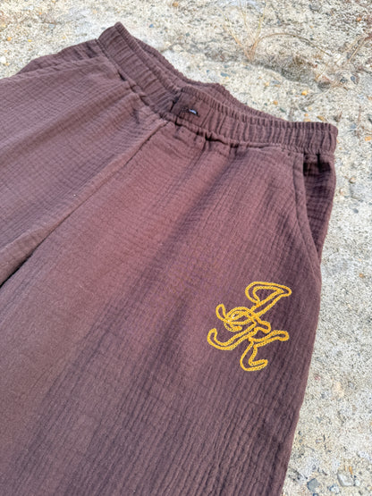SUMMER GAZE PANTS (MARRON)